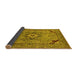 Sideview of Oriental Yellow Industrial Rug, urb3254yw