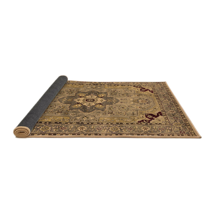 Sideview of Oriental Brown Industrial Rug, urb3254brn