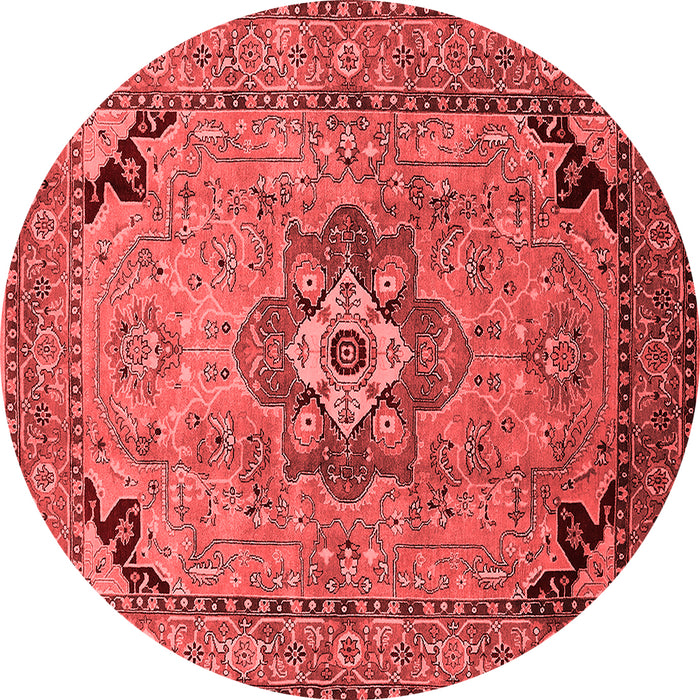 Machine Washable Oriental Red Industrial Rug, wshurb3254red