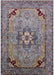 Mid-Century Modern Purple Oriental Rug, urb3254