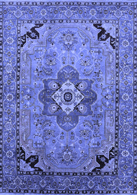 Oriental Blue Industrial Rug, urb3254blu