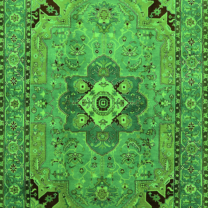 Oriental Green Industrial Rug, urb3254grn