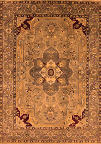 Oriental Orange Industrial Rug, urb3254org