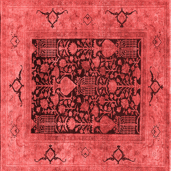 Oriental Red Industrial Rug, urb3255red