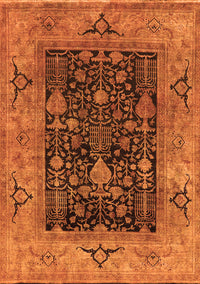 Oriental Orange Industrial Rug, urb3255org