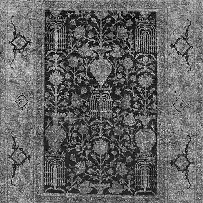 Machine Washable Oriental Gray Industrial Rug, wshurb3255gry