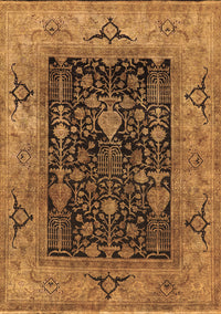 Oriental Brown Industrial Rug, urb3255brn