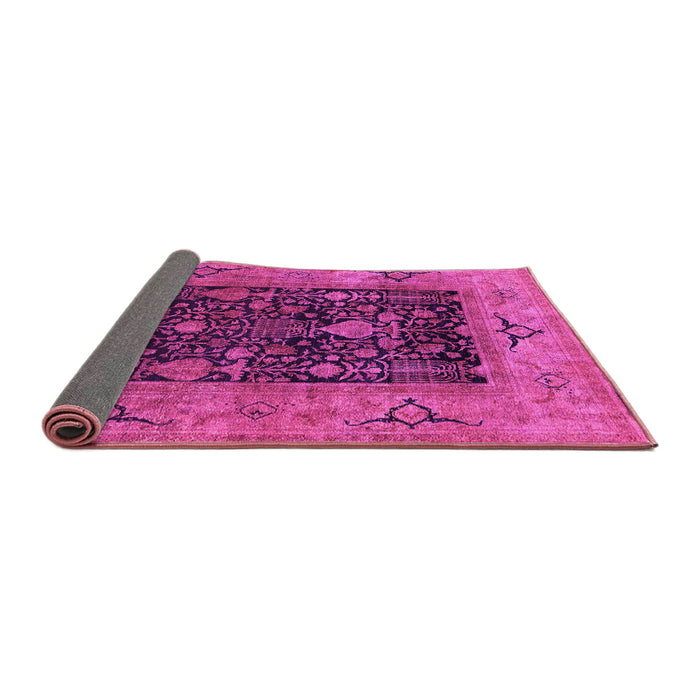 Sideview of Oriental Pink Industrial Rug, urb3255pnk