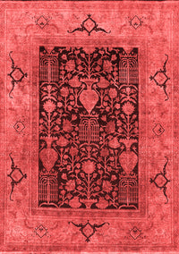 Oriental Red Industrial Rug, urb3255red