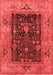 Oriental Red Industrial Area Rugs