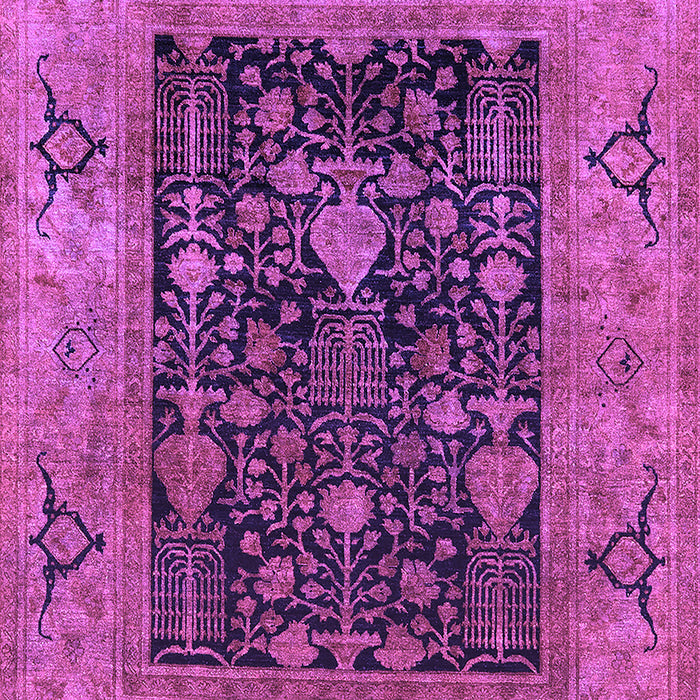 Machine Washable Oriental Purple Industrial Area Rugs, wshurb3255pur