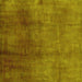 Square Machine Washable Oriental Yellow Industrial Rug, wshurb3256yw