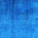 Square Machine Washable Oriental Light Blue Industrial Rug, wshurb3256lblu
