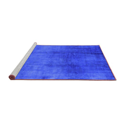 Sideview of Machine Washable Oriental Purple Industrial Area Rugs, wshurb3256pur
