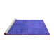 Sideview of Machine Washable Oriental Purple Industrial Area Rugs, wshurb3257pur