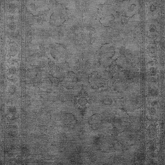 Machine Washable Oriental Gray Industrial Rug, wshurb3257gry