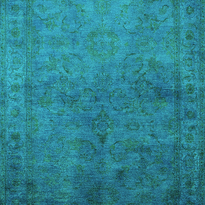 Oriental Turquoise Industrial Rug, urb3257turq