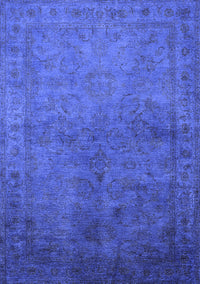 Oriental Blue Industrial Rug, urb3257blu