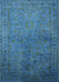 Mid-Century Modern Blue Ivy Blue Oriental Rug, urb3257