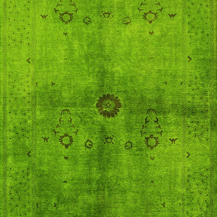 Oriental Yellow Industrial Rug, urb3258yw