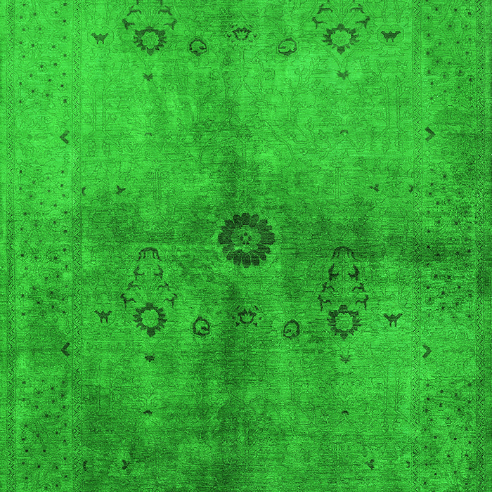 Oriental Green Industrial Rug, urb3258grn
