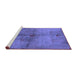 Sideview of Machine Washable Oriental Purple Industrial Area Rugs, wshurb3258pur