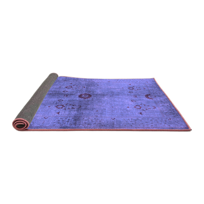 Sideview of Oriental Purple Industrial Rug, urb3258pur