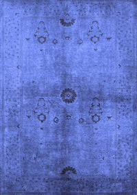 Oriental Blue Industrial Rug, urb3258blu