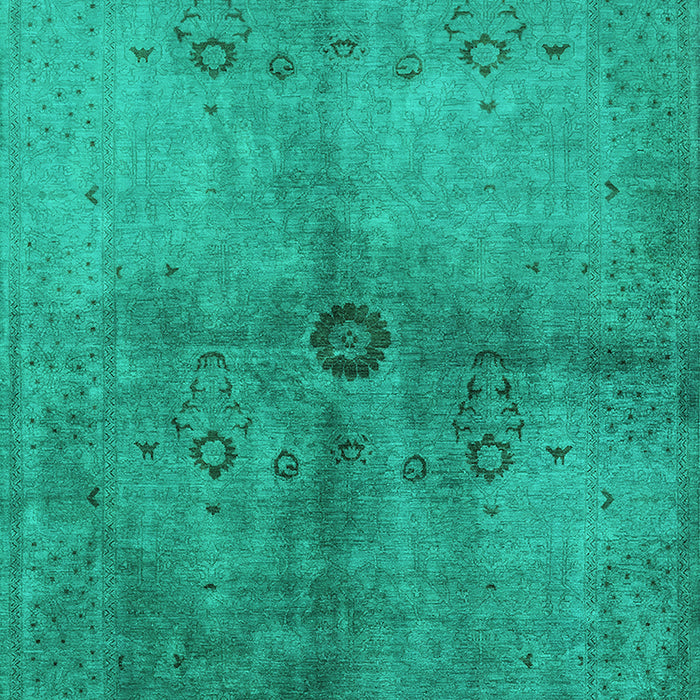 Oriental Turquoise Industrial Rug, urb3258turq