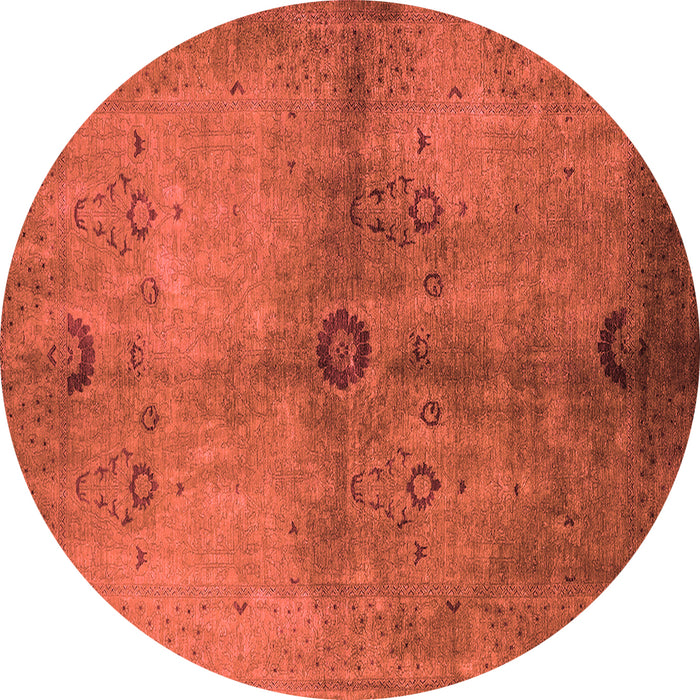 Machine Washable Oriental Red Industrial Rug, wshurb3258red