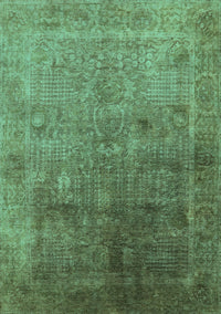 Oriental Turquoise Industrial Rug, urb3259turq