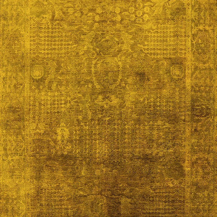 Oriental Yellow Industrial Rug, urb3259yw