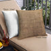 Front View of Mid-Century Modern Urban Square Mahogany Brown Throw Pillow, 18 inch by 18 inch, pwurb3259