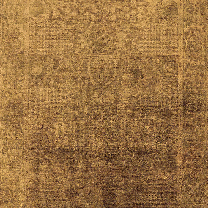 Machine Washable Oriental Brown Industrial Rug, wshurb3259brn