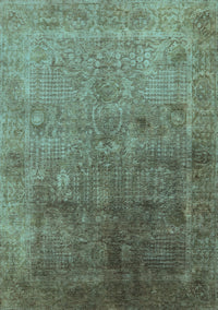 Oriental Light Blue Industrial Rug, urb3259lblu