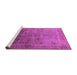 Sideview of Machine Washable Oriental Purple Industrial Area Rugs, wshurb3259pur