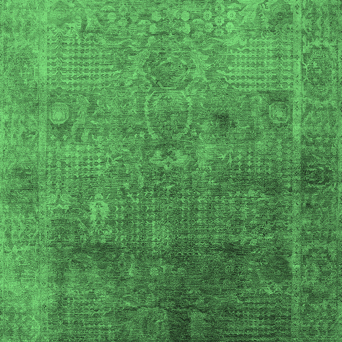 Oriental Emerald Green Industrial Rug, urb3259emgrn