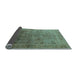 Sideview of Oriental Light Blue Industrial Rug, urb3259lblu