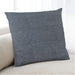 Lifestyle Image of Mid-Century Modern Urban Square Light Slate Gray Throw Pillow, 18 inch by 18 inch, pwurb325