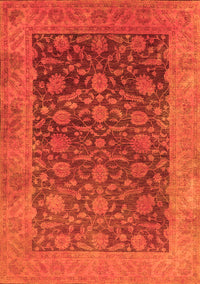 Oriental Orange Industrial Rug, urb3260org