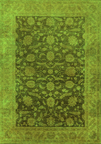 Oriental Green Industrial Rug, urb3260grn