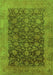 Oriental Green Industrial Rug, urb3260grn