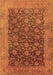 Oriental Brown Industrial Rug, urb3260brn