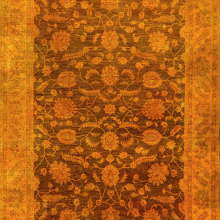 Oriental Yellow Industrial Rug, urb3260yw