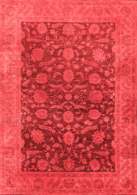 Oriental Red Industrial Rug, urb3260red