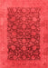 Oriental Red Industrial Area Rugs