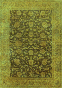 Oriental Turquoise Industrial Rug, urb3260turq