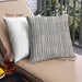 Front View of Mid-Century Modern Urban Square Gray Throw Pillow, 18 inch by 18 inch, pwurb330