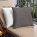 Front View of Mid-Century Modern Urban Square Midnight Gary Throw Pillow, 18 inch by 18 inch, pwurb344