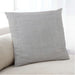 Lifestyle Image of Mid-Century Modern Urban Square Pale Silver Gray Throw Pillow, 18 inch by 18 inch, pwurb353